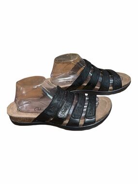 Dansko black sandals, size 42
